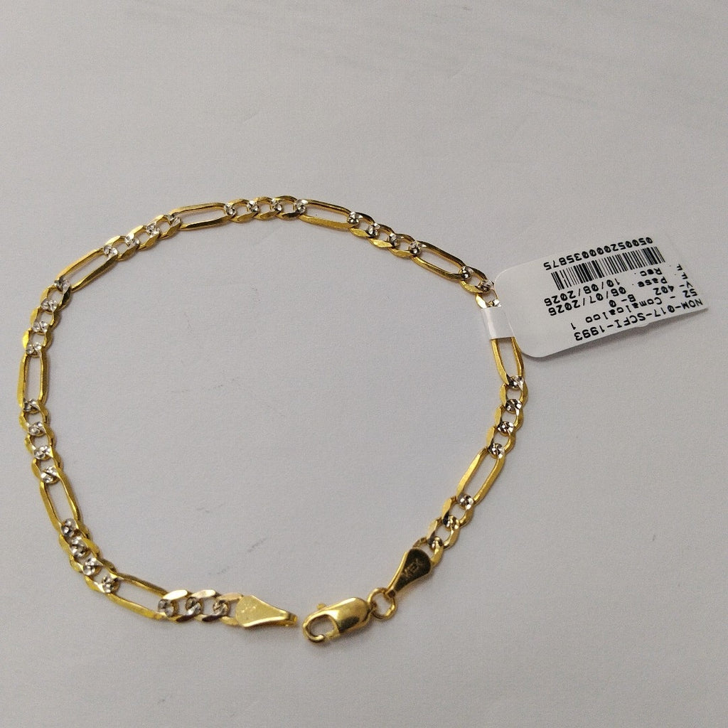 PULSERA 3X1 14K 21 CM 4.6 GR (NUEVO)