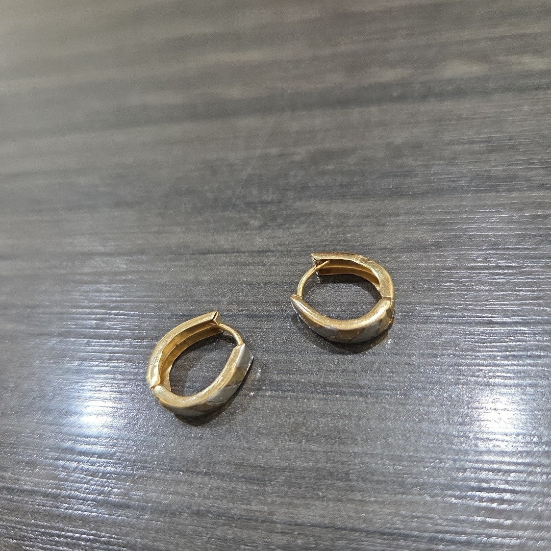 ARRACADAS PAR ORO 14 K 0.9 GRMS (SEMINUEVO)