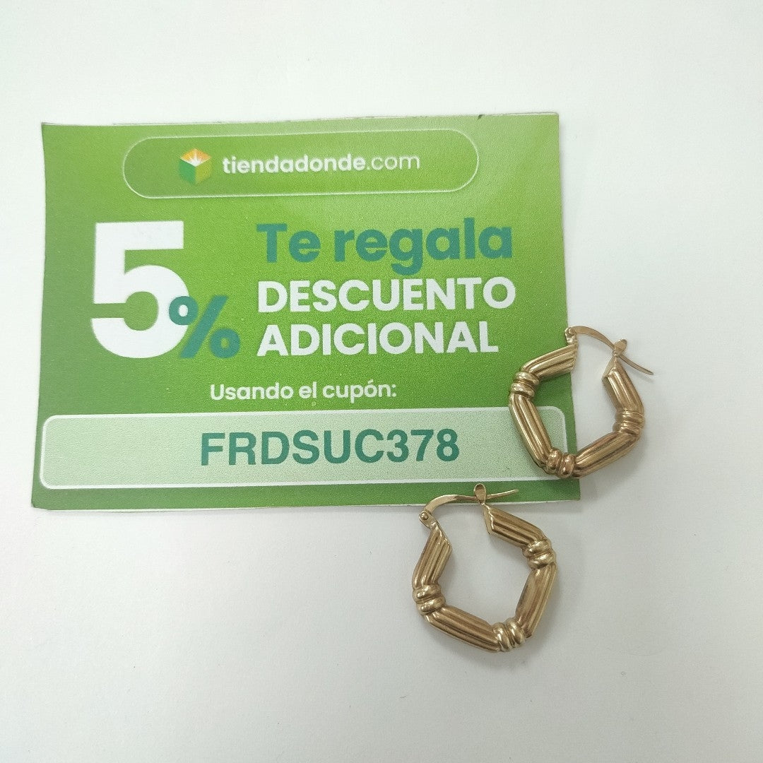 ARRACADAS PAR ORO 10 K 3,20 GRMS (SEMINUEVO)