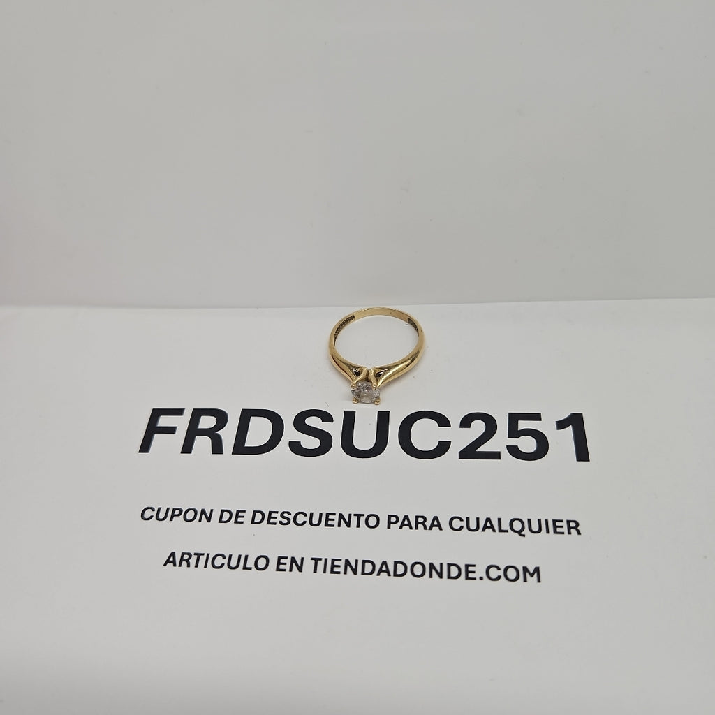 SOLITARIO ORO 14 K 2,20 GRMS (SEMINUEVO)