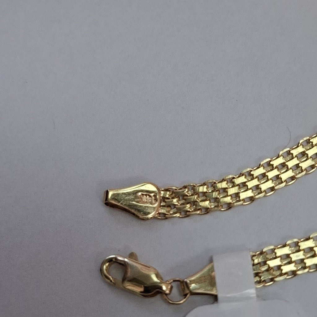 PULSERA ESPECIAL 14K 21 CM 5 GR (NUEVO)