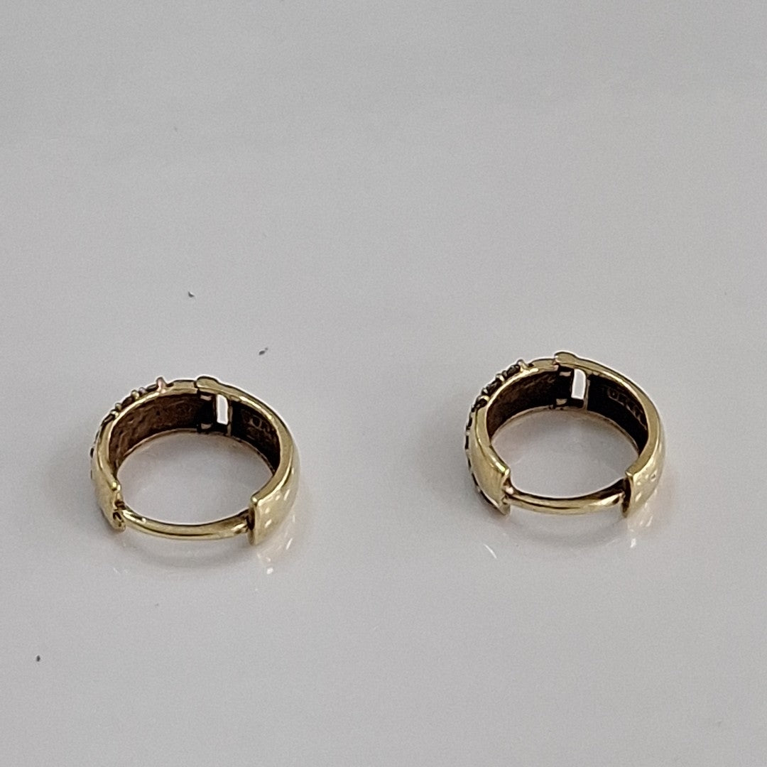 ARRACADAS PAR ORO 10 K 1,90 GRMS (SEMINUEVO)