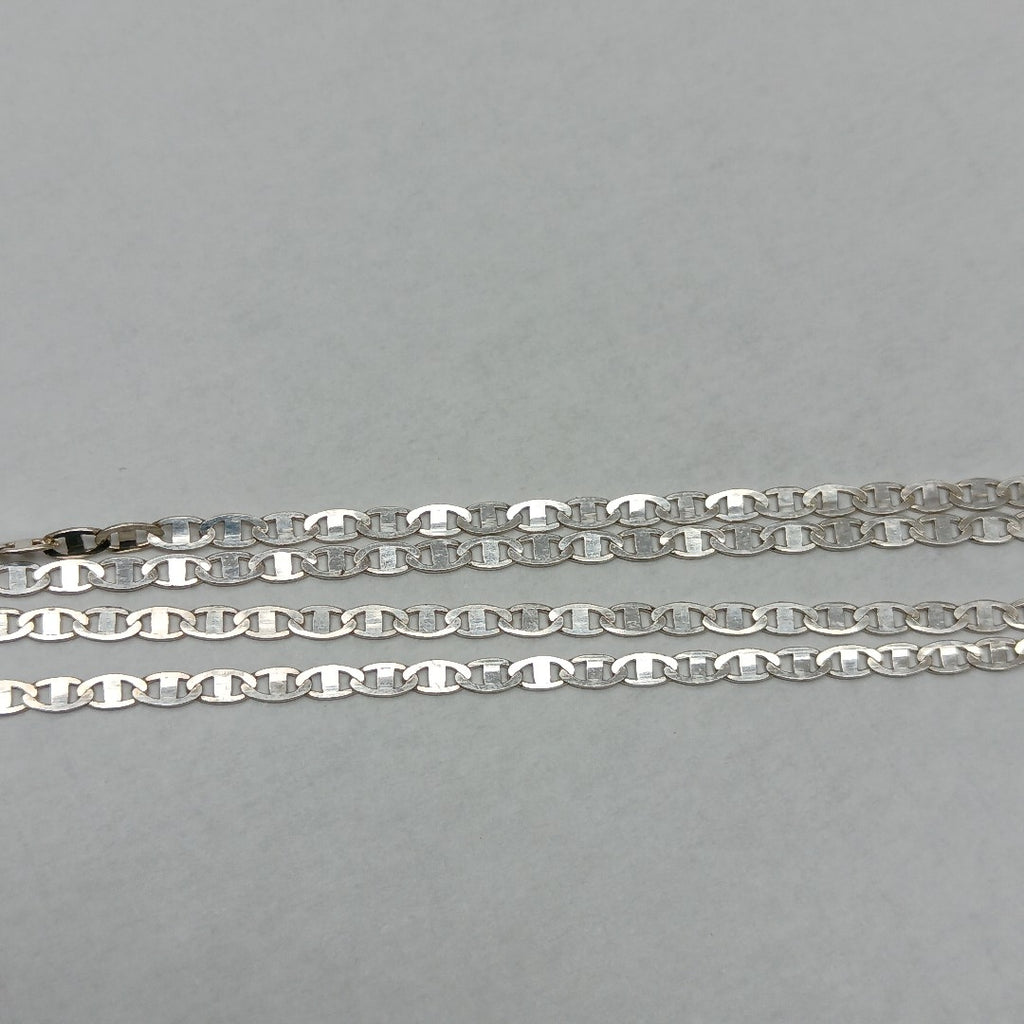 CADENA TEJIDO ESPEJO PLATA .925 60 CM 4.2 GR (NUEVO)