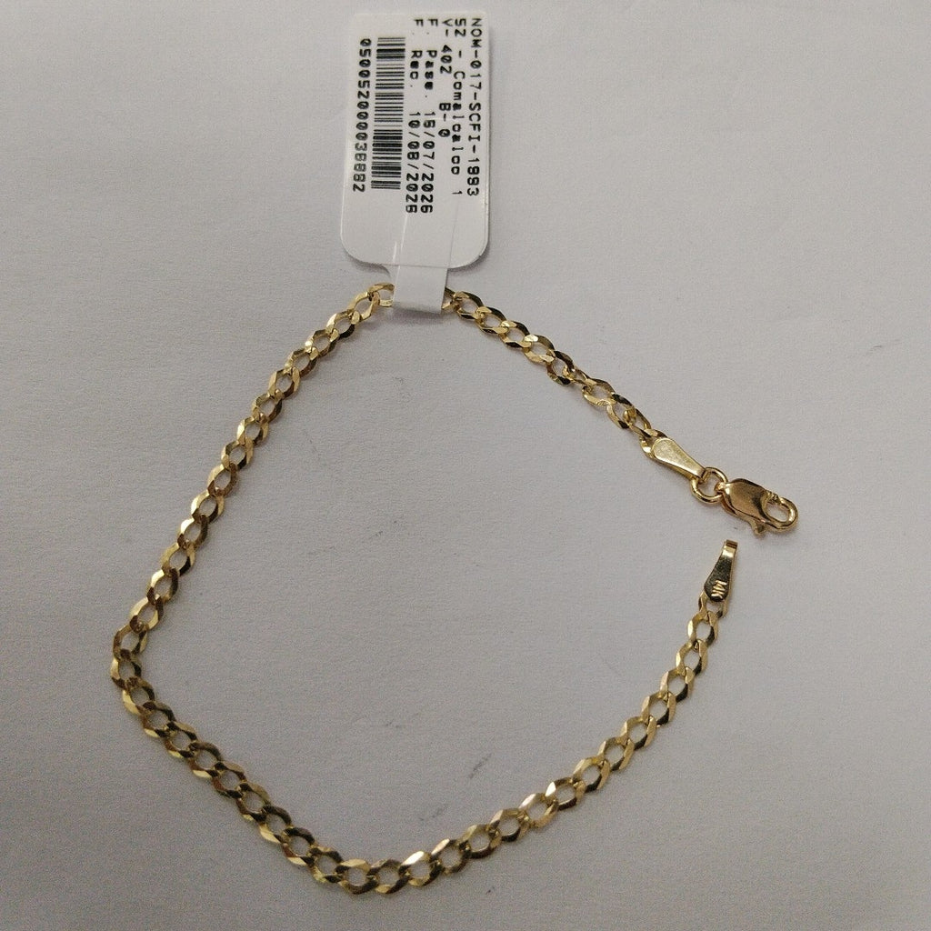 PULSERA BARBADA 14K 18 CM 1.9 GR (NUEVO)