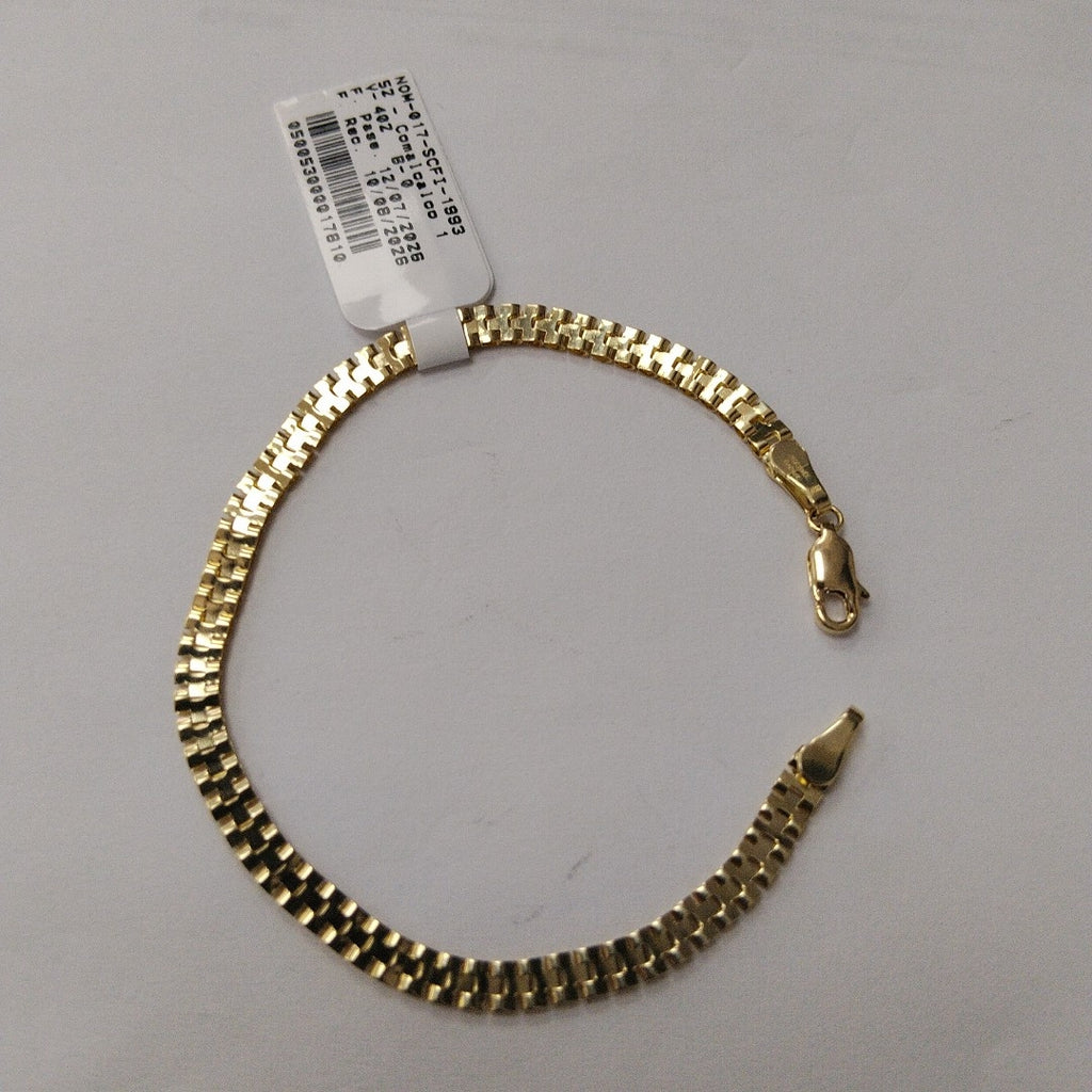 PULSERA ESPECIAL 14K 18 CM 4.1 GR (NUEVO)