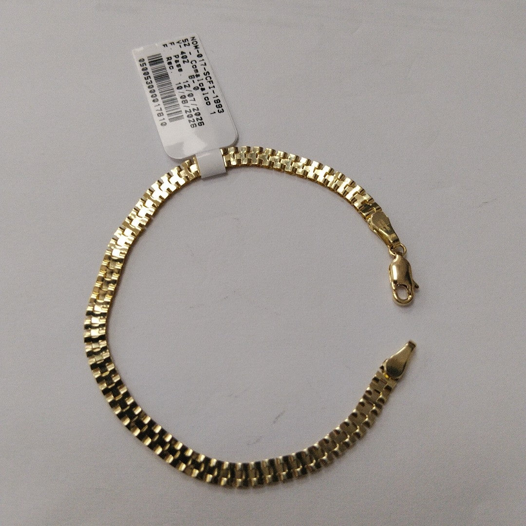 PULSERA ESPECIAL 14K 18 CM 4.1 GR (NUEVO)