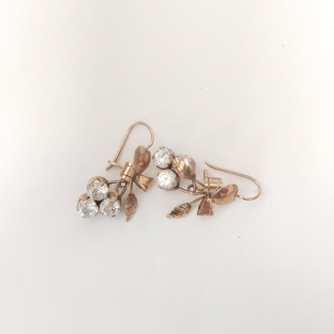 ARETES PAR ORO 8 K 6.3 GRMS (SEMINUEVO)