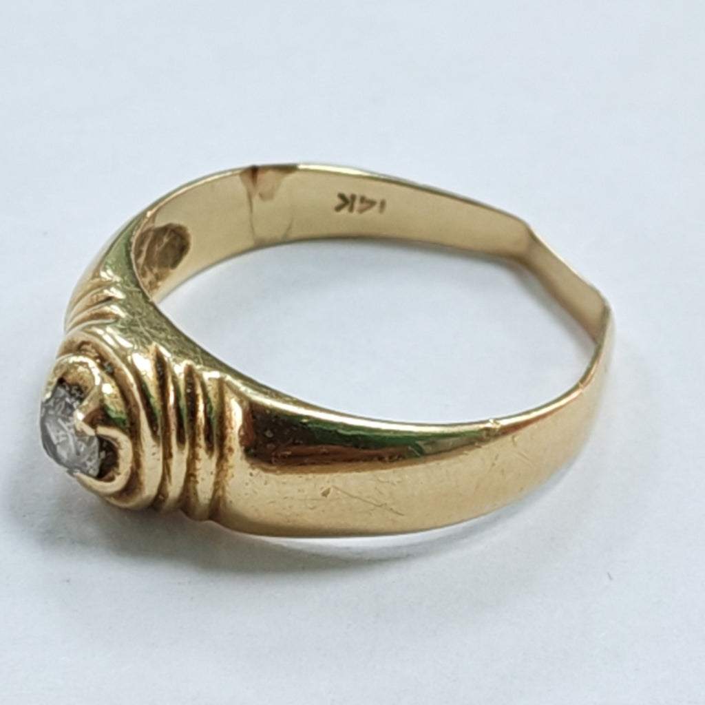 ANILLO ORO 14 K 3,80 GRMS (SEMINUEVO)