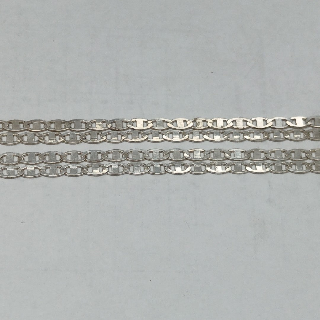 CADENA TEJIDO ESPEJO PLATA .925 60 CM 4.2 GR (NUEVO)
