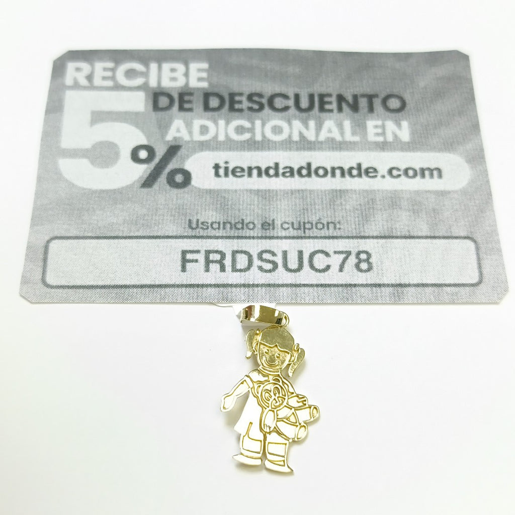 DIJE NIÑA 10K 1 GR (NUEVO)