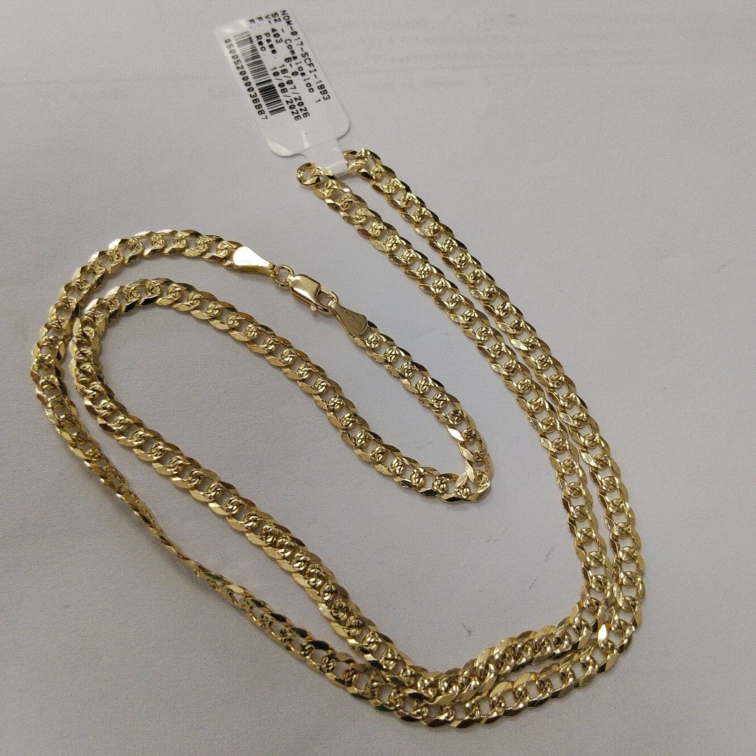 CADENA BARBADA 14K 60 CM 20.7 GR (NUEVO)