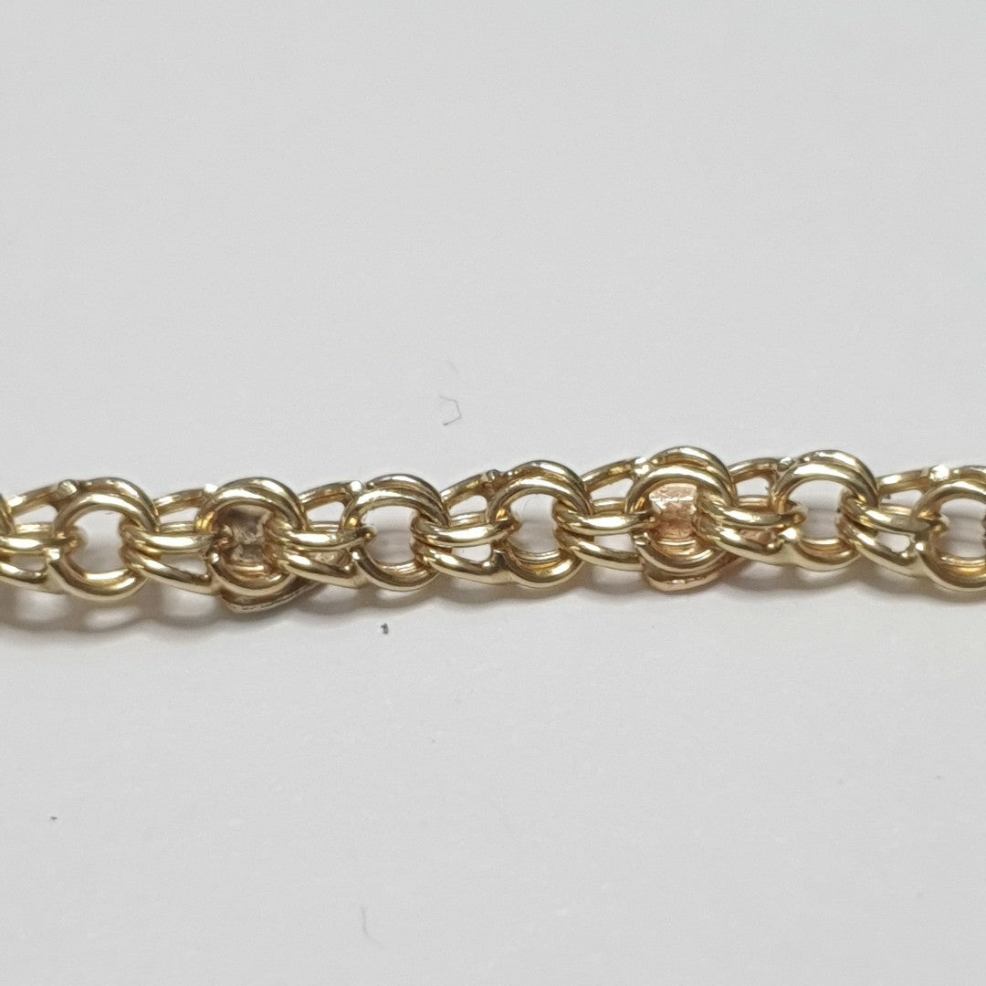 GARGANTILLA ORO COMBINADO 10 K 13.9 GRMS (SEMINUEVO)