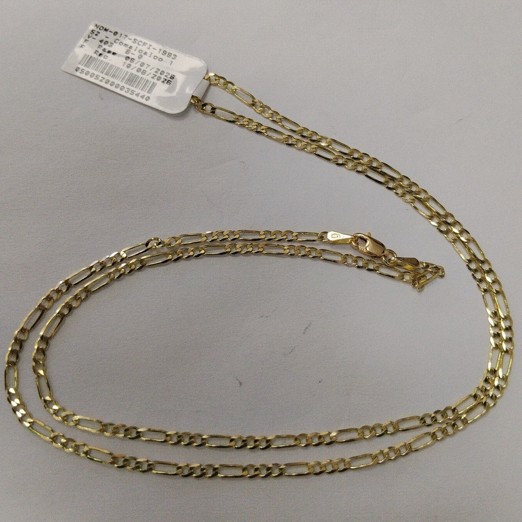 CADENA 3X1 14K 60 CM 5.4 GR (NUEVO)