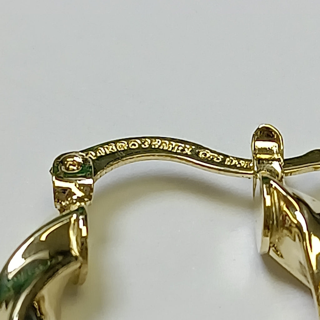 ARETES ARRACADA TORZAL 14K 1.8 GR (NUEVO)