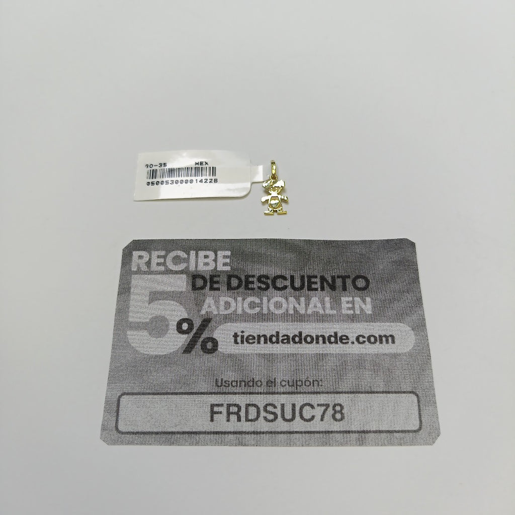 DIJE NIÑA 10K 0.2 GR (NUEVO)