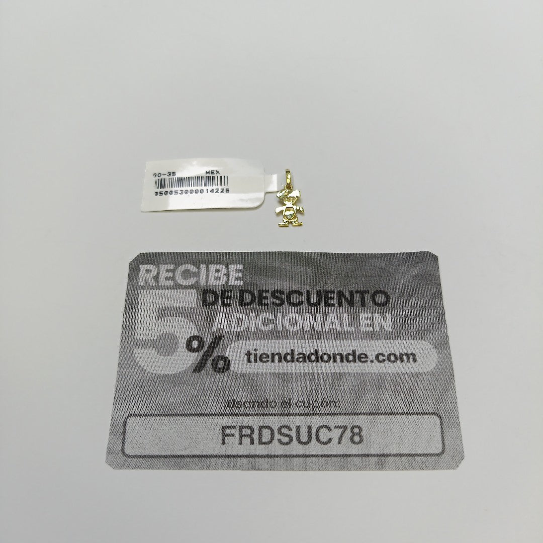 DIJE NIÑA 10K 0.2 GR (NUEVO)