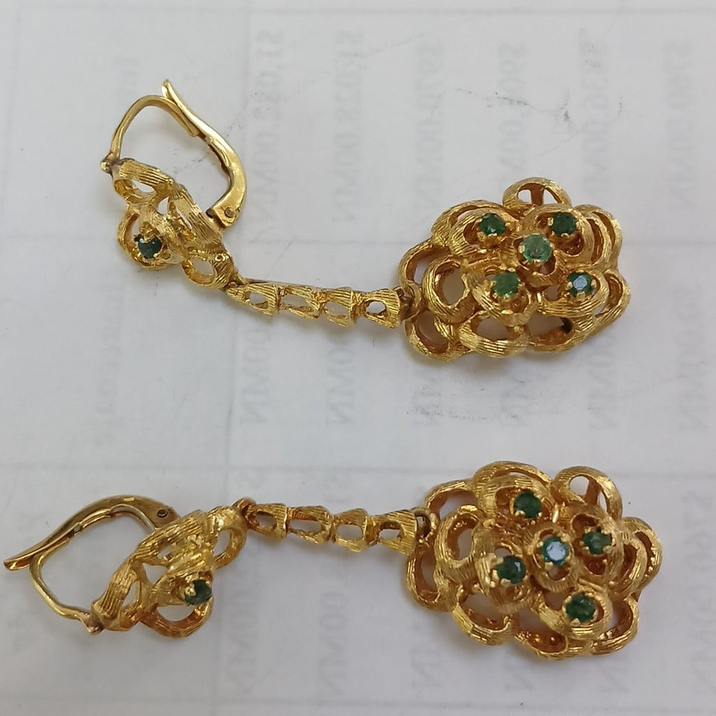ARETES PAR ORO 18 K 18.1 GRMS (SEMINUEVO)