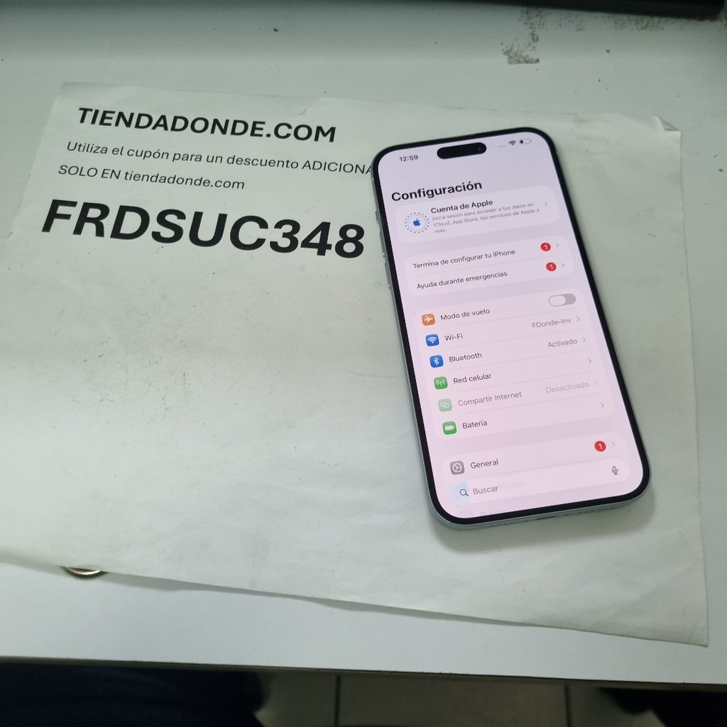 CELULAR APPLE IPHONE 15 PLUS A3093 (2023) 256 GB 6 GB RAM (SEMINUEVO)