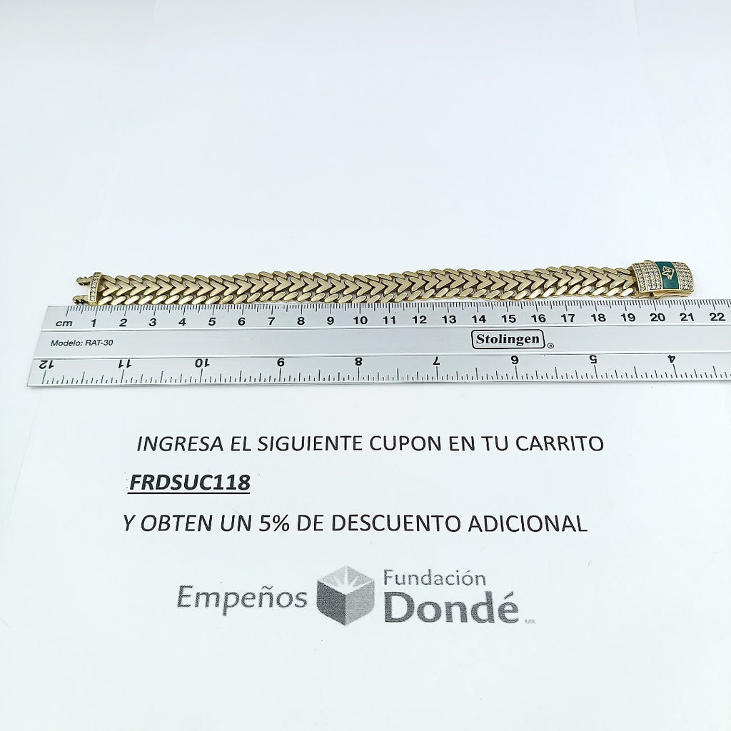 PULSERA ORO 10 K 20.5 GRMS (SEMINUEVO)