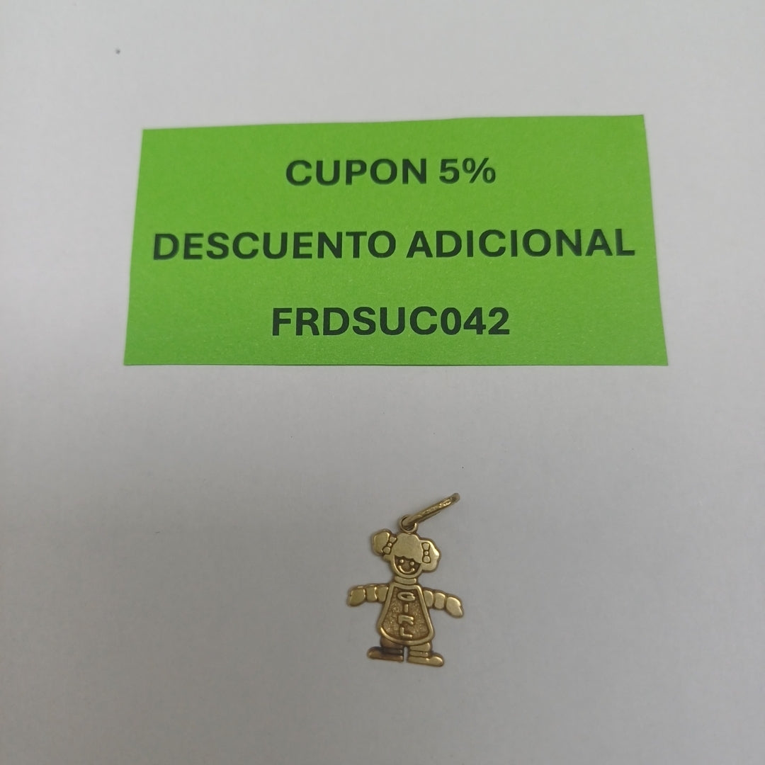 DIJE ORO 14 K 0.9 GRMS (SEMINUEVO)