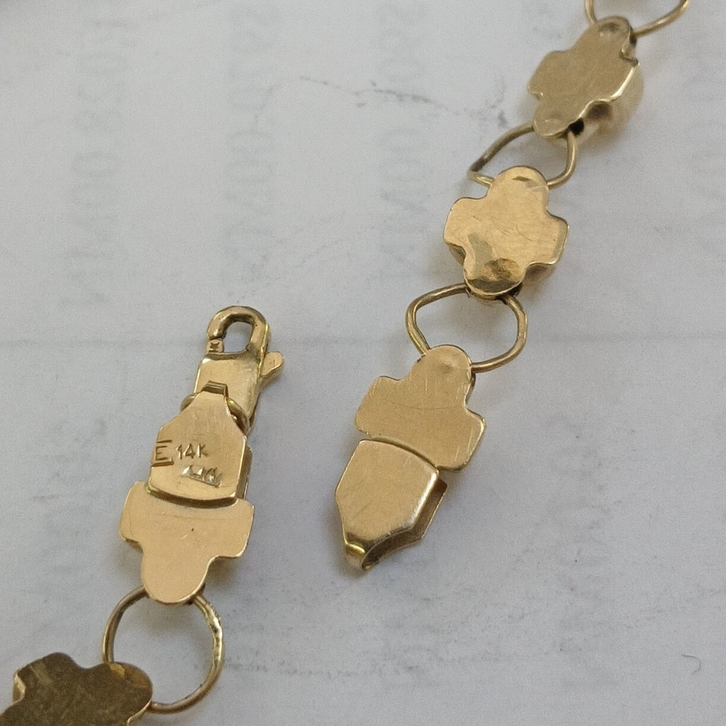PULSERA ORO 14 K 3.7 GRMS (SEMINUEVO)
