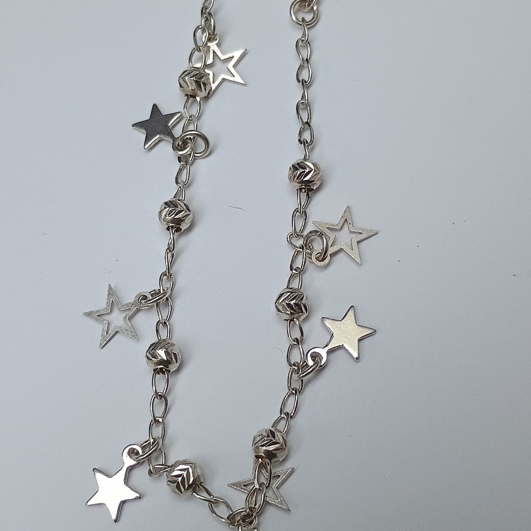 PULSERA TEJIDO ESPECIAL PLATA .925 18 CM 3.1 GR (NUEVO)