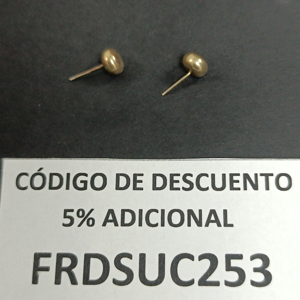 BROQUELES PAR ORO 10 K 0.2 GRMS (SEMINUEVO)