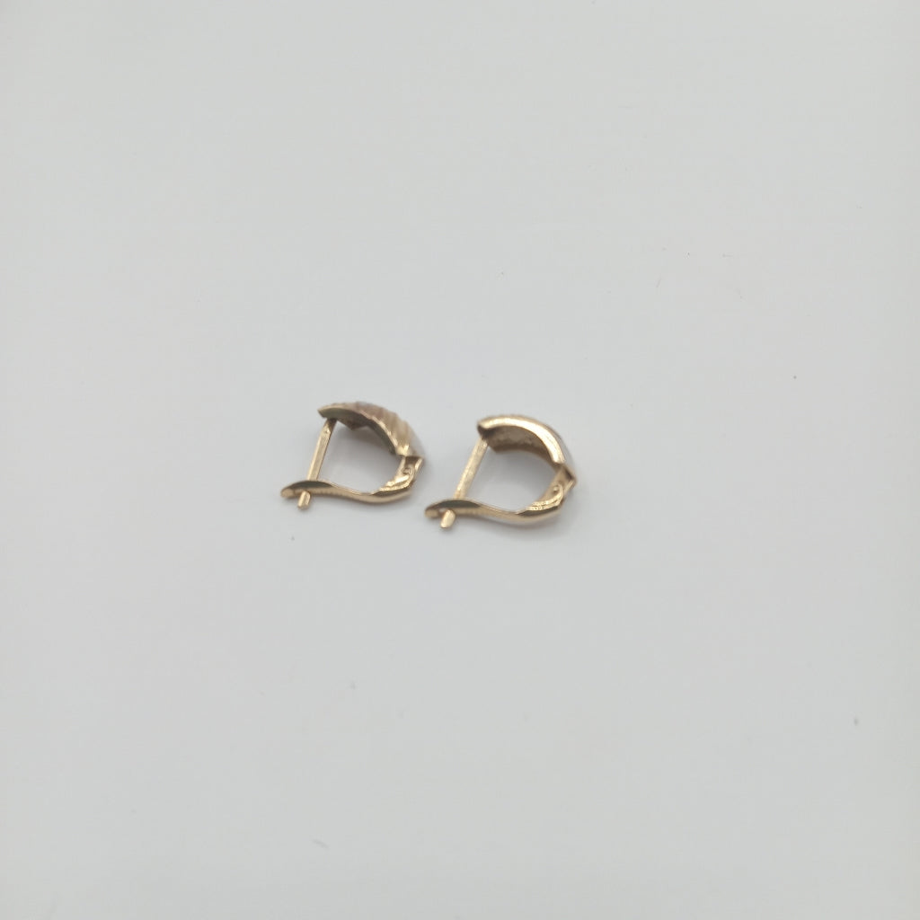 ARETES PAR ORO,RODIADO 14 K 1,80 GRMS (SEMINUEVO)