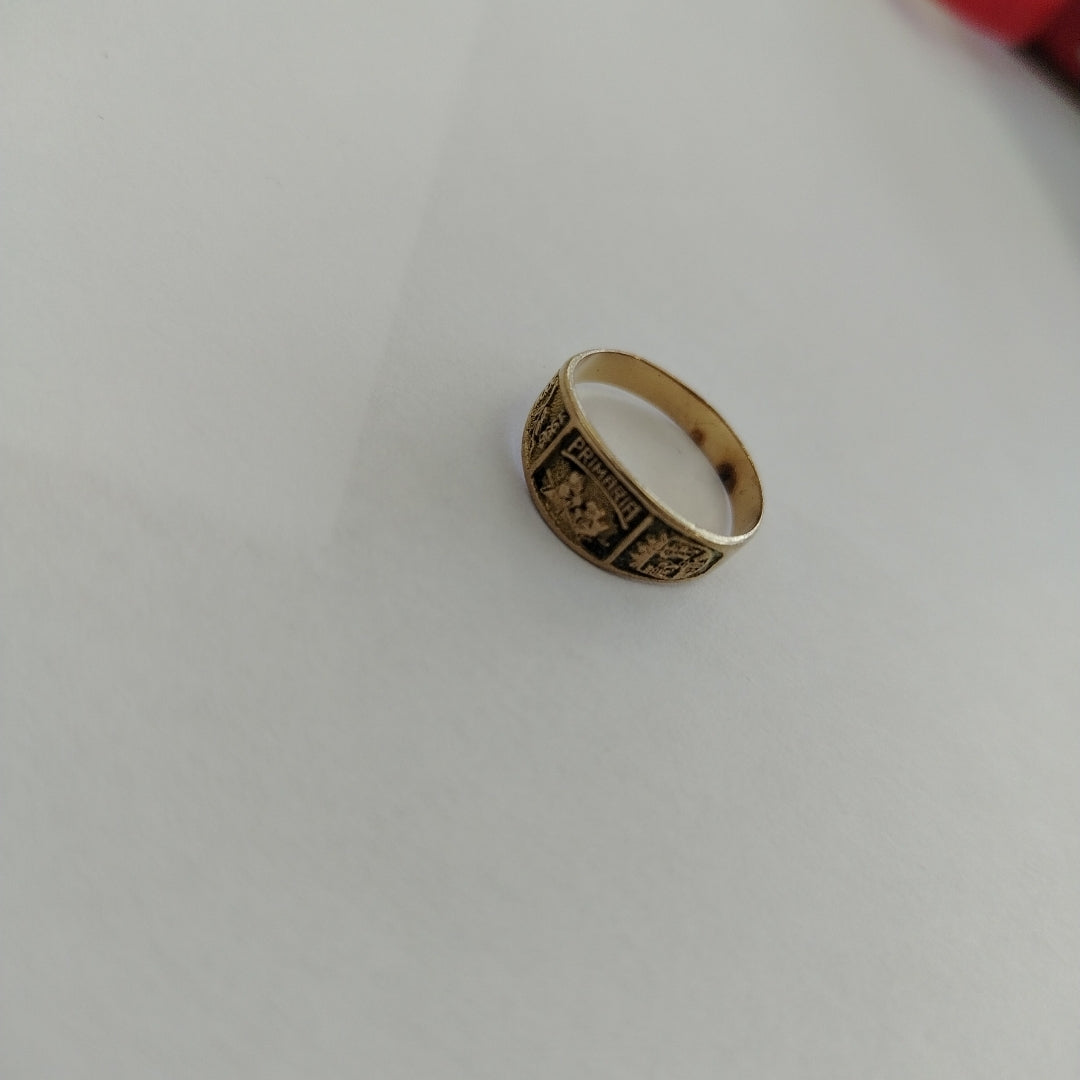 ANILLO DE GRADUACIÓN ORO 8 K 1.6 GRMS (SEMINUEVO)