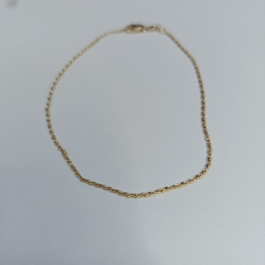 PULSERA TORZAL 14K 21 CM 1.5 GR (NUEVO)