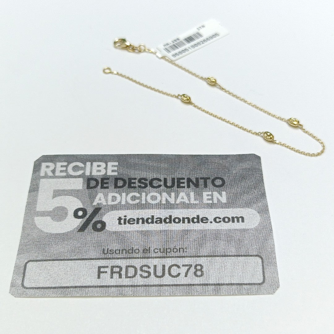 PULSERAS DAMA ORO 14K 1.1 (NUEVO)