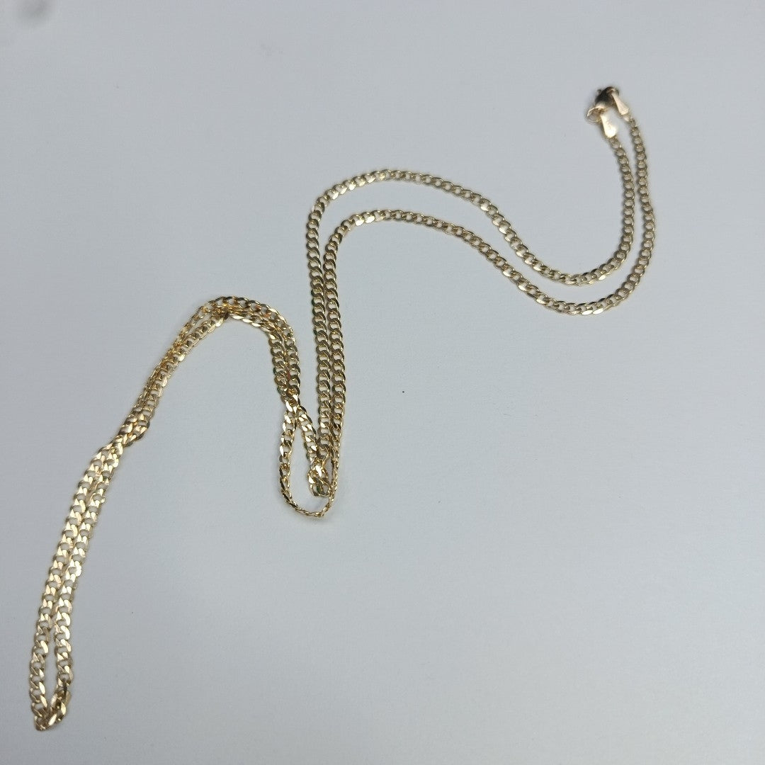 CADENA BARBADA 14K 60 CM 6 GR (NUEVO)