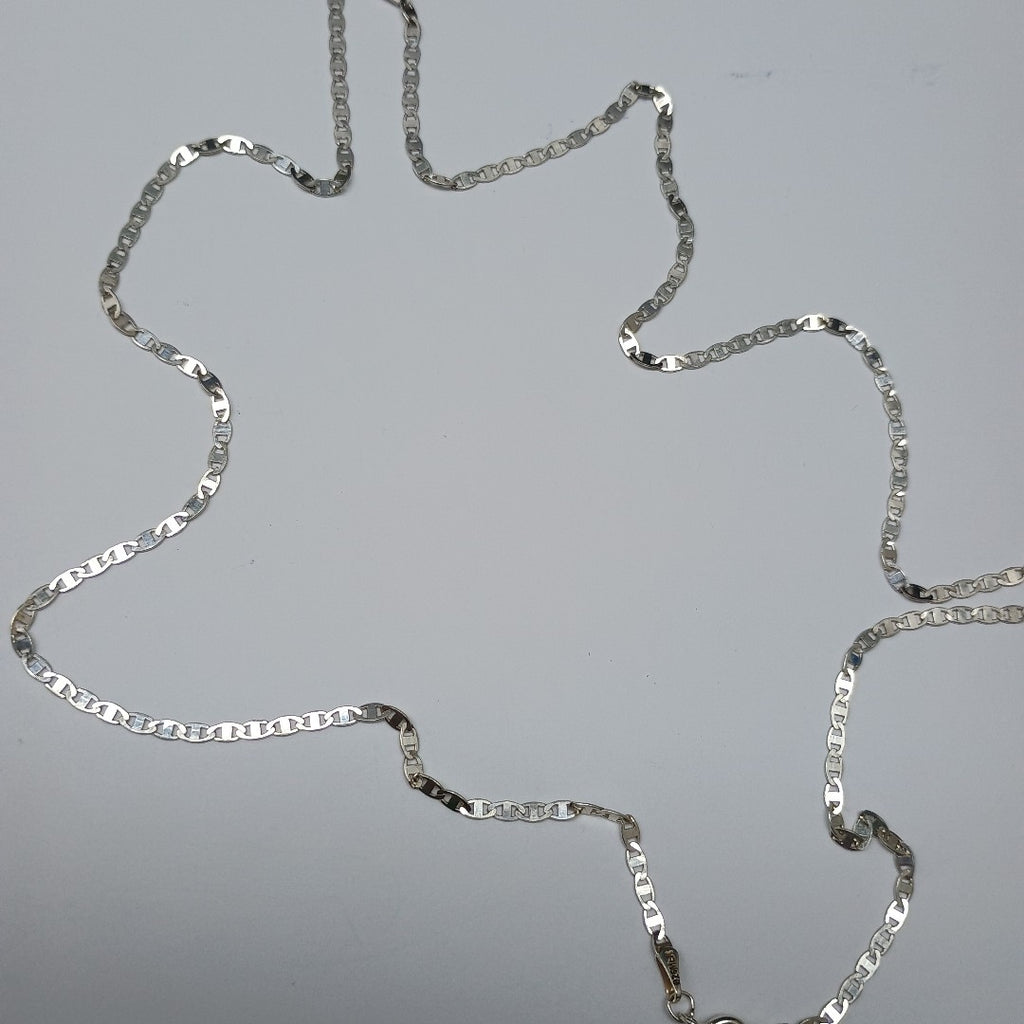 CADENA TEJIDO ESPEJO PLATA .925 60 CM 4.3 GR (NUEVO)
