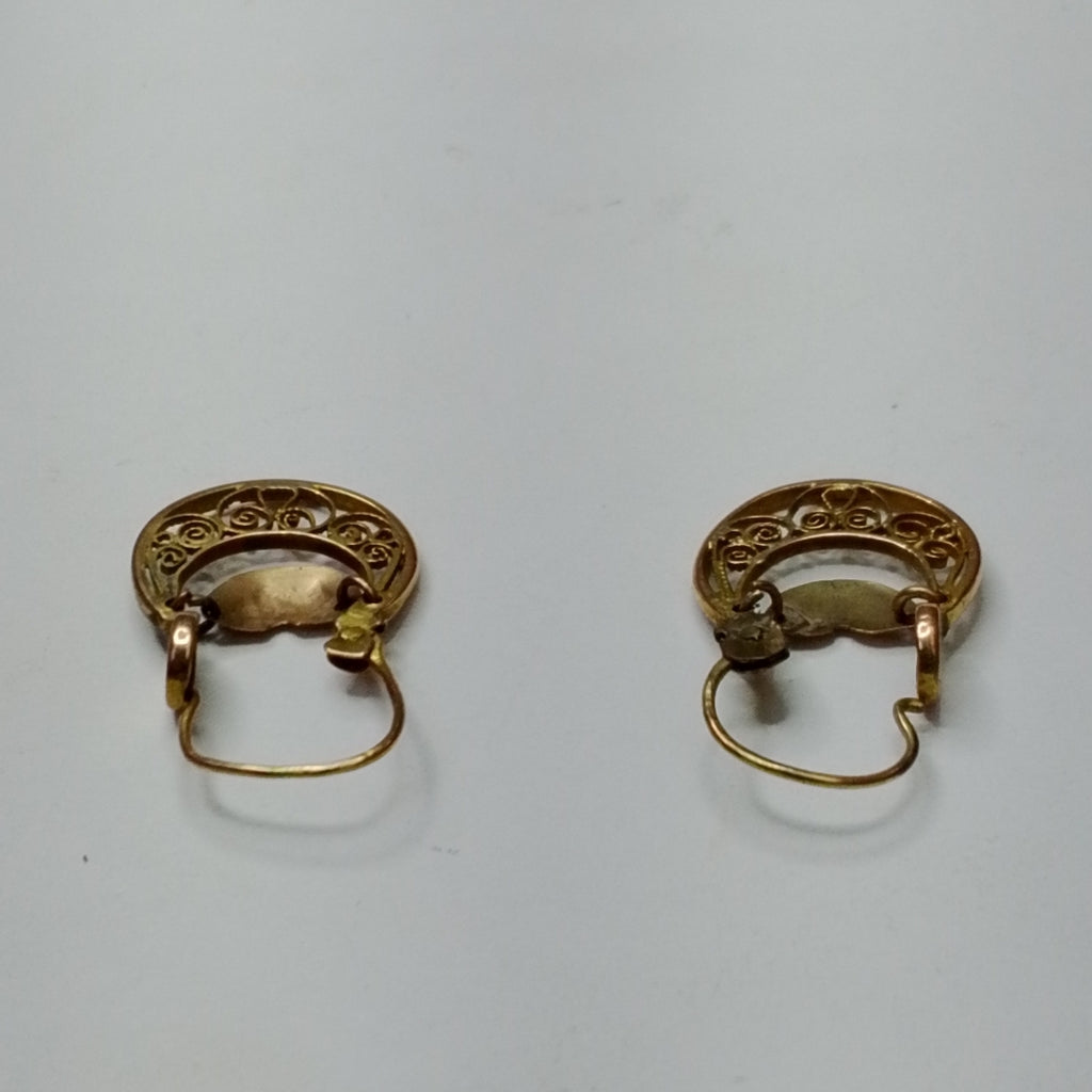ARETES PAR ORO 8 K 1,90 GRMS (SEMINUEVO)