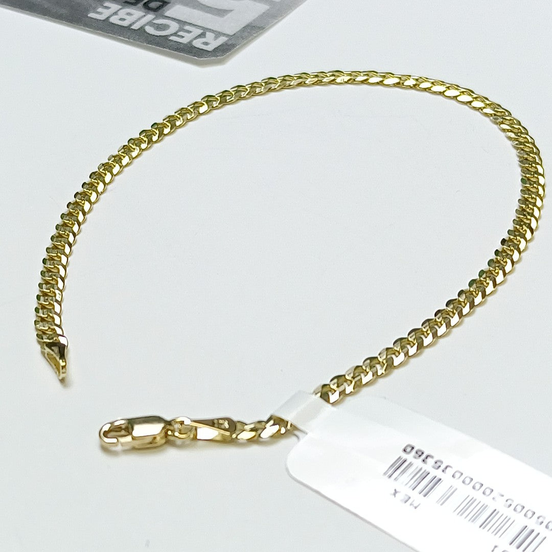 PULSERA BARBADA 14K 21 CM 3.8 GR (NUEVO)