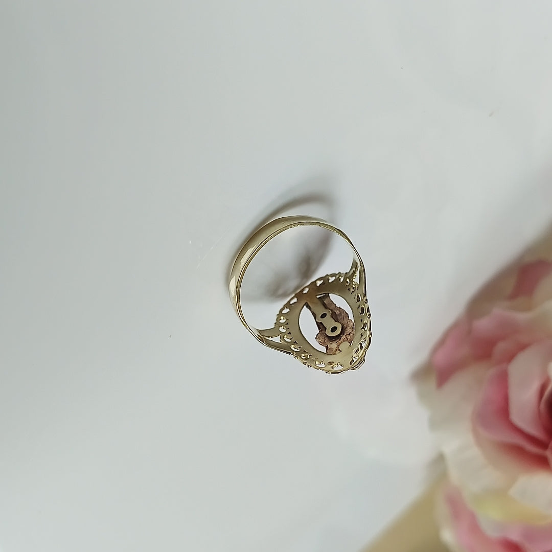 ANILLITO ORO, ORO COMBINADO 14 K 1.9 GRMS (SEMINUEVO)
