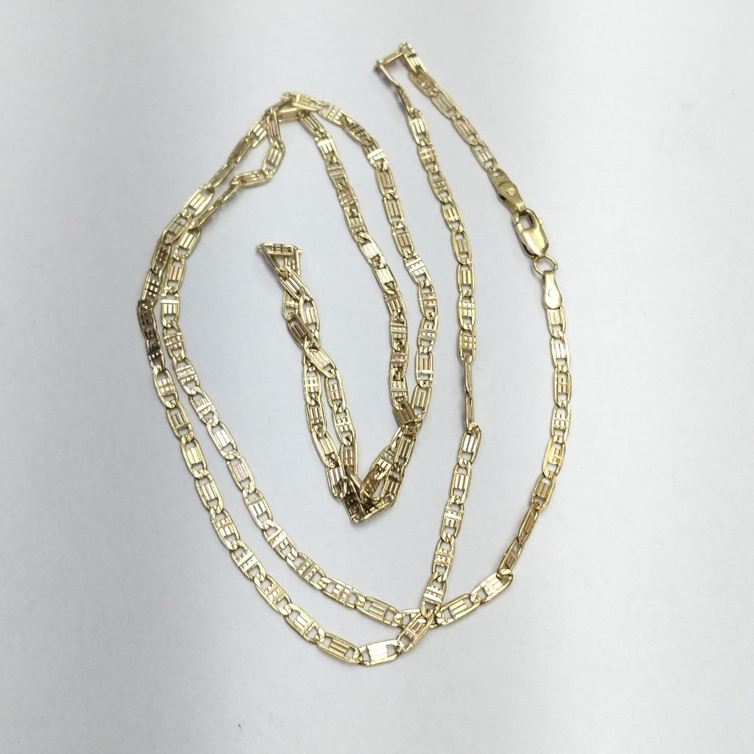 CADENA ORO, ORO COMBINADO 14 K 7.3 GRMS (SEMINUEVO)