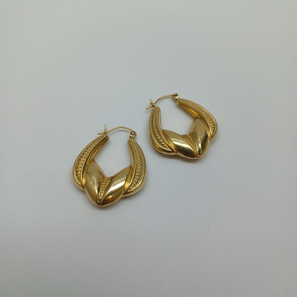 ARETES PAR ORO 14 K 4.1 GRMS (SEMINUEVO)