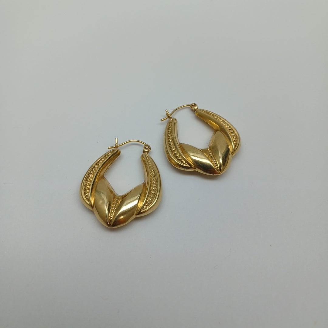 ARETES PAR ORO 14 K 4.1 GRMS (SEMINUEVO)