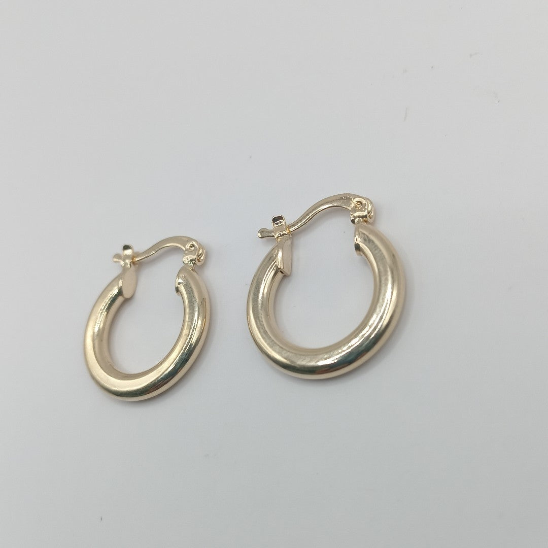 ARETES ARRACADAS 14K 1.6 GR (NUEVO)