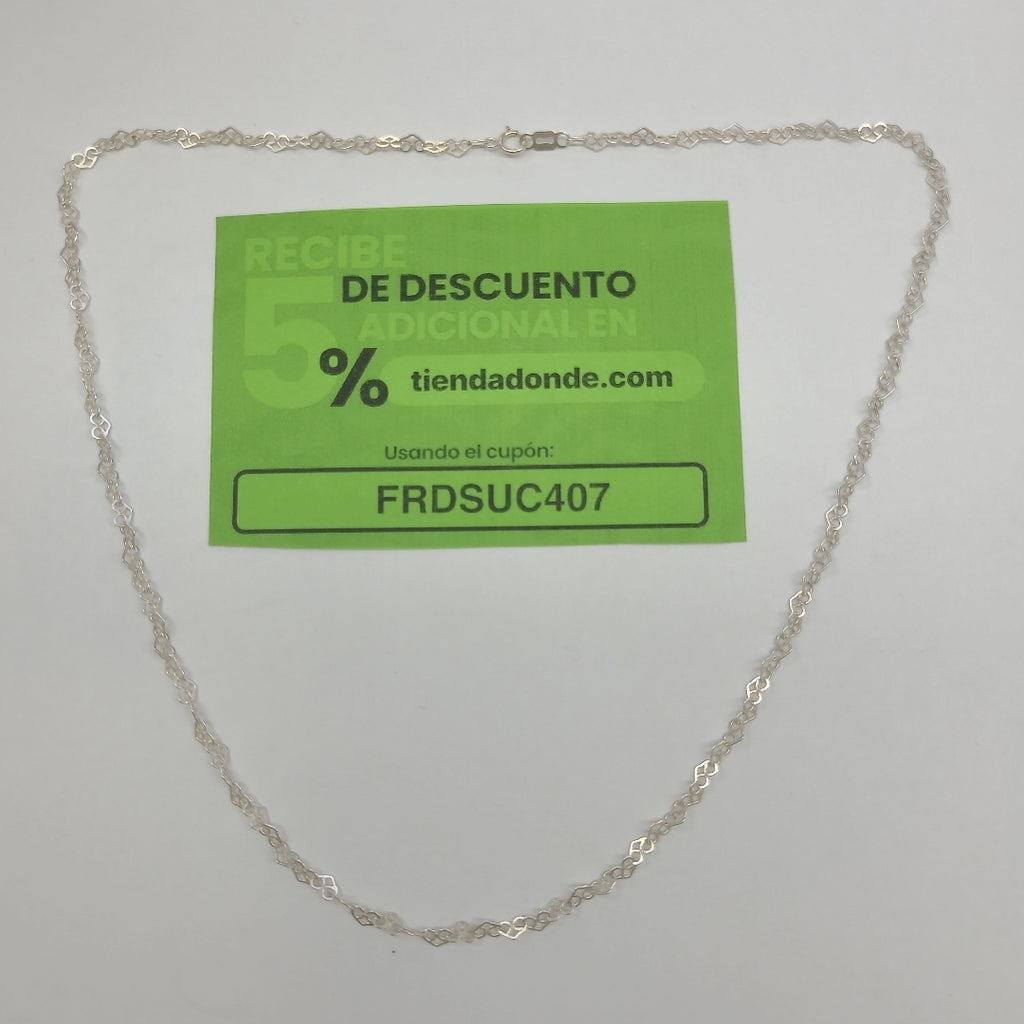 CADENA, DIJE PLATA 6.4 GRMS (SEMINUEVO)