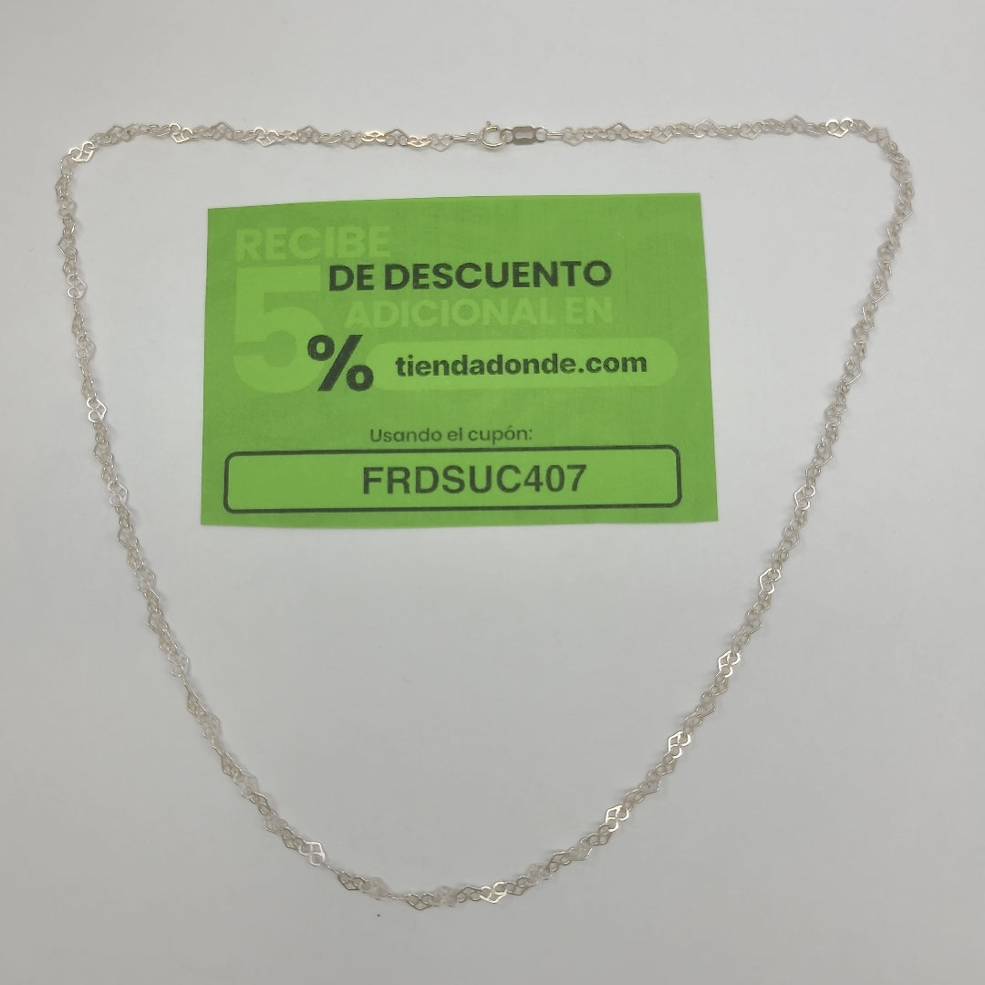 CADENA, DIJE PLATA 6.4 GRMS (SEMINUEVO)