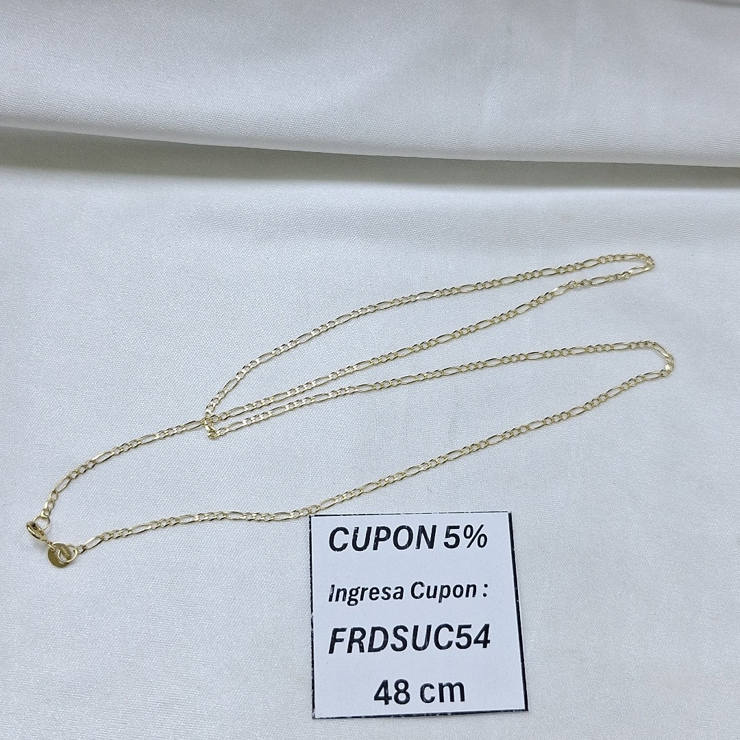CADENA ORO 14 K 2,00 GRMS (SEMINUEVO)