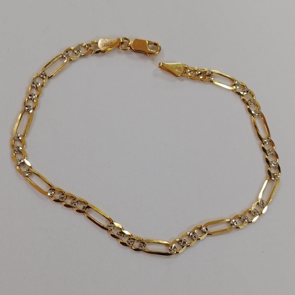 PULSERA 3X1 14K 21 CM 4.6 GR (NUEVO)