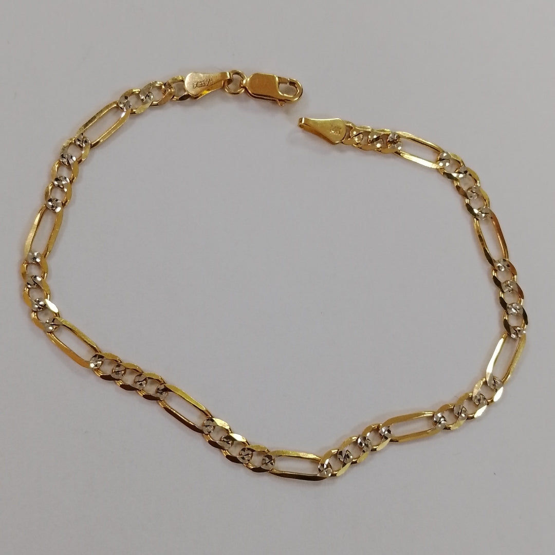 PULSERA 3X1 14K 21 CM 4.6 GR (NUEVO)
