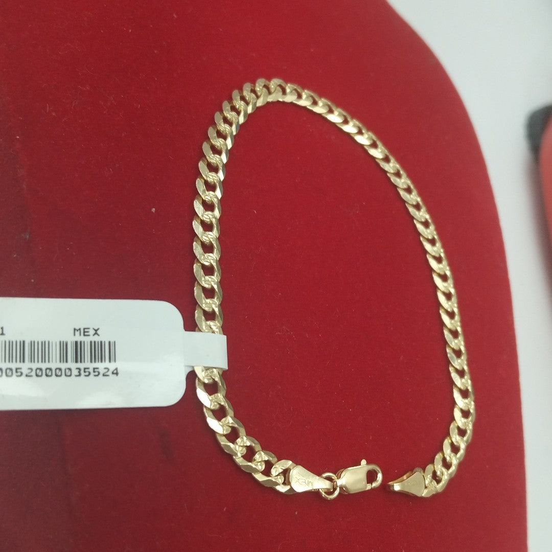 PULSERA BARBADA 14K 21 CM 7.5 GR (NUEVO)