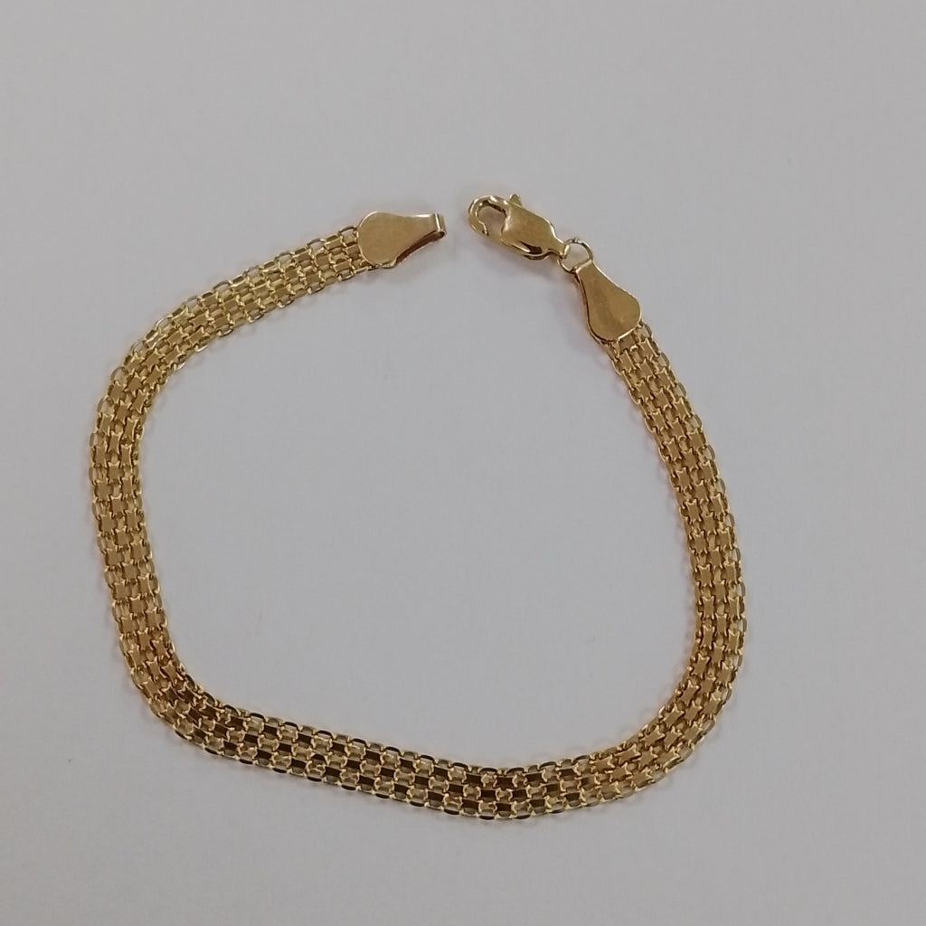 PULSERA ESPECIAL 14K 18 CM 4.6 GR (NUEVO)