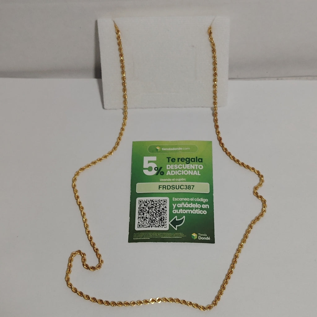 CADENA ORO 14 K 4,30 GRMS (SEMINUEVO)