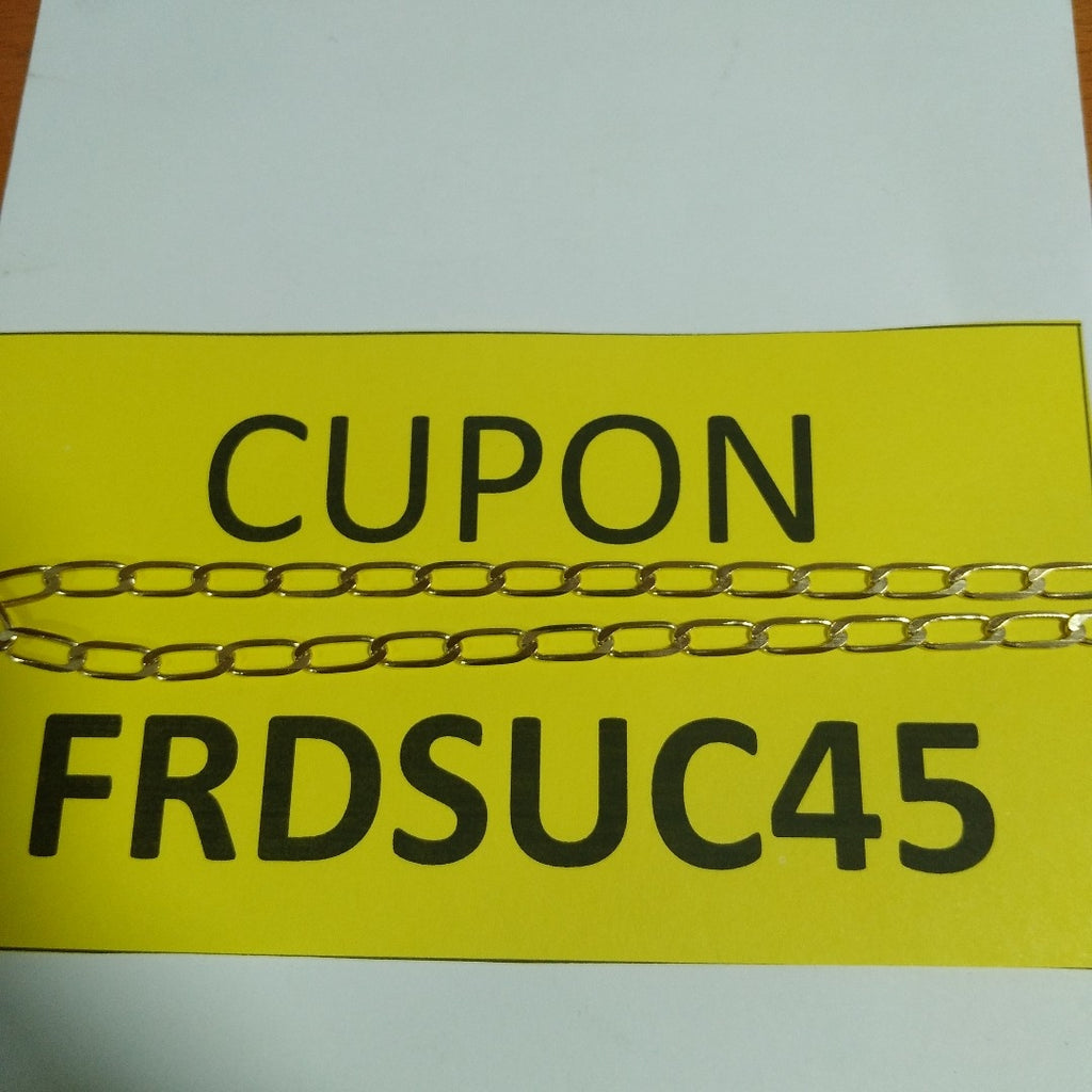 CADENA ESLABON 14K 60 CM 11.8 GR (NUEVO)