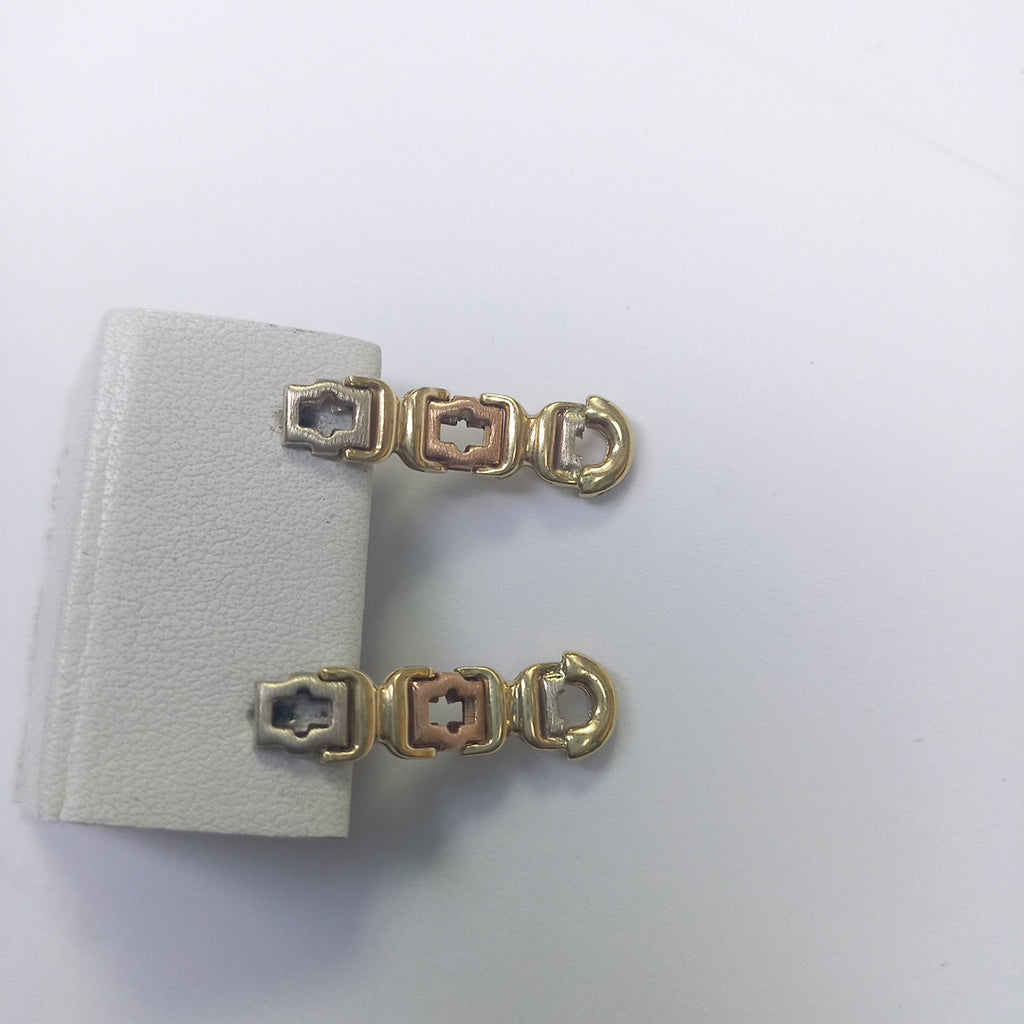 BROQUELES PAR ORO 14 K 2,30 GRMS (SEMINUEVO)